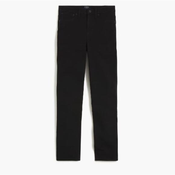 J. Crew Factory All-Day Stretch Essential Straight Jean BT024 Black Size P28 NWT - Picture 1 of 2